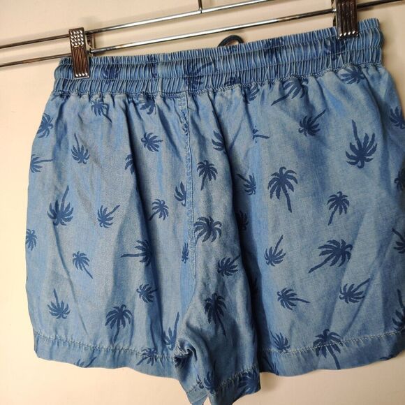 Fidelity Sadie Short Palm Tree Pattern Drawstring Pull On - Picture 6 of 9